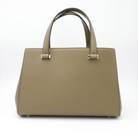 Petit sac Lettrines carryall en cuir grainé - Kaki