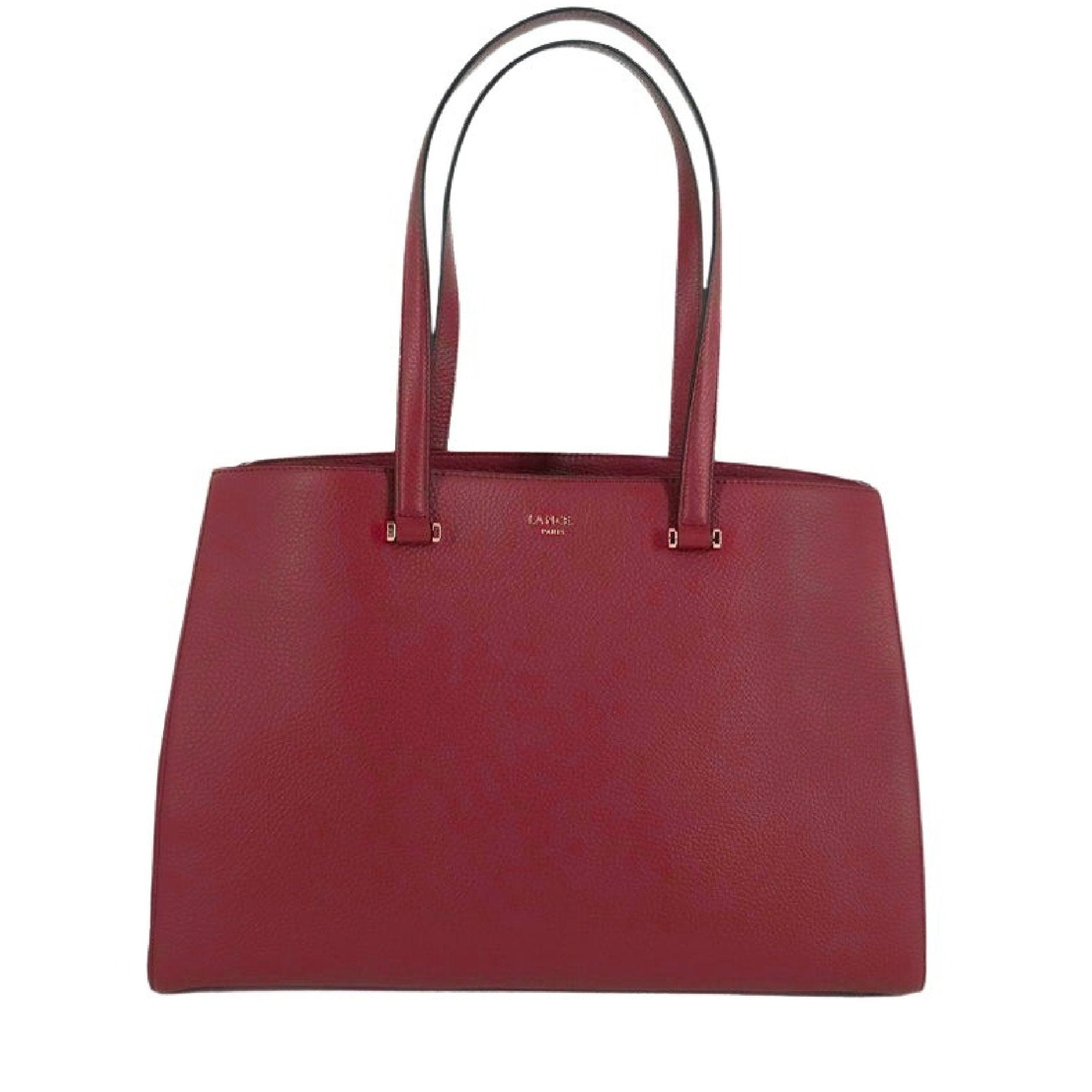 Sac Lettrines caryall en cuir grainé - Kaki