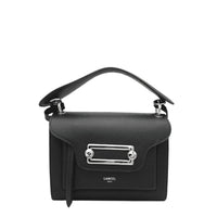 M Clic cross-body leather bag - Black