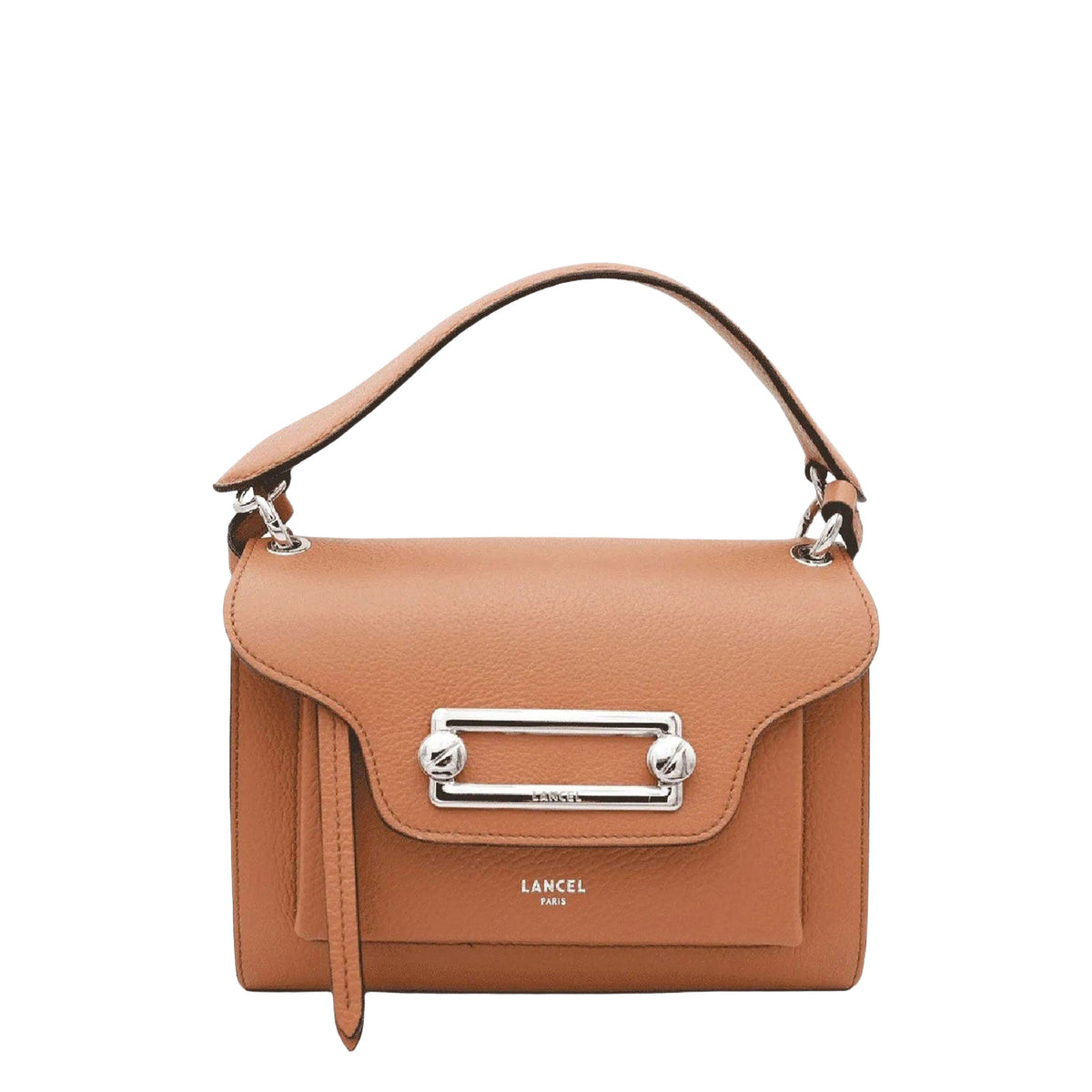 Sac porté croisé M Clic en cuir - Camel
