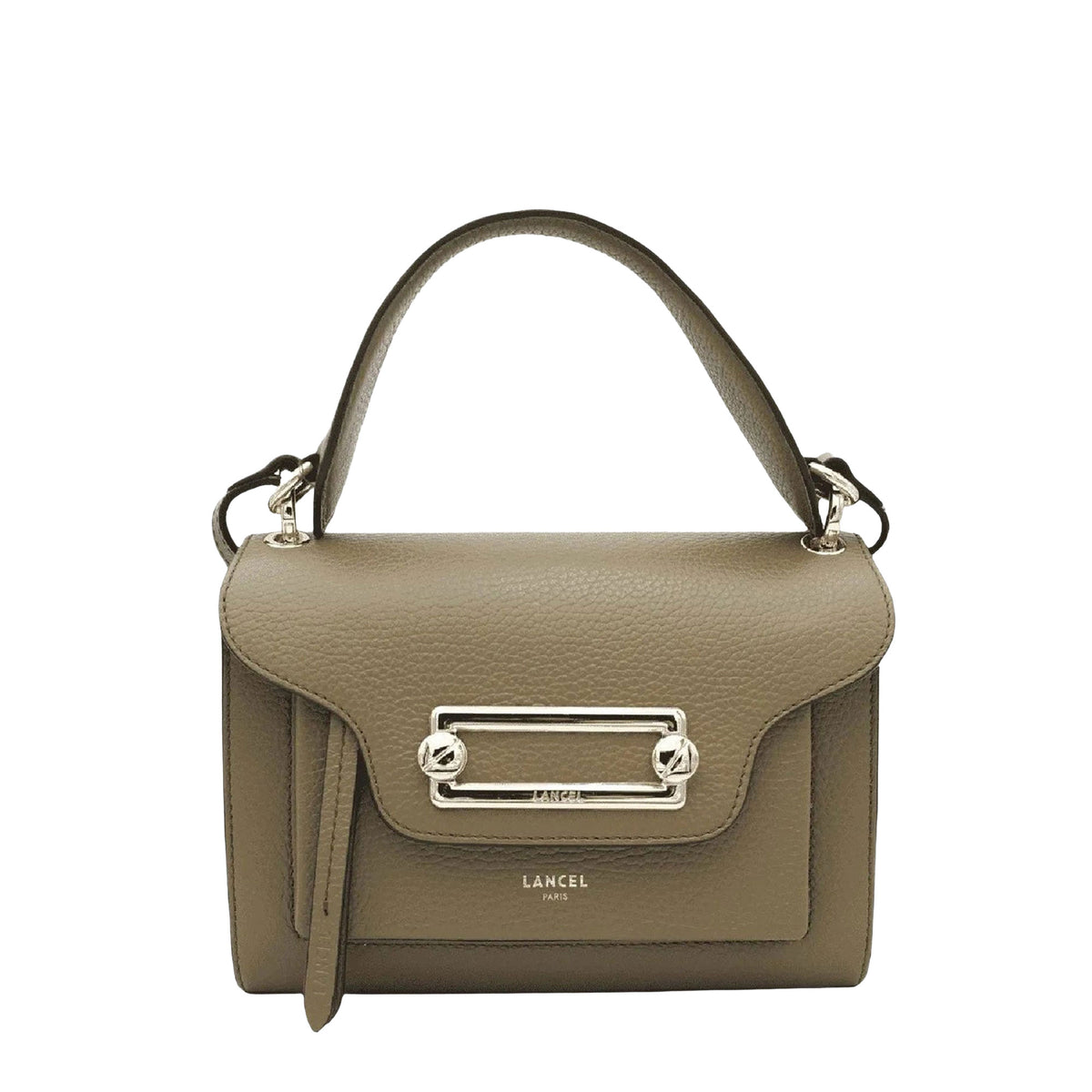 Sac porté croisé M Clic en cuir - Kaki