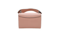 Sac Clic porté croisé en cuir grainé - Nude