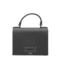 Sac porté main Pia en cuir grainé - Noir