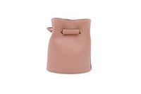 Petit sac seau Le Huit en cuir grainé - Nude