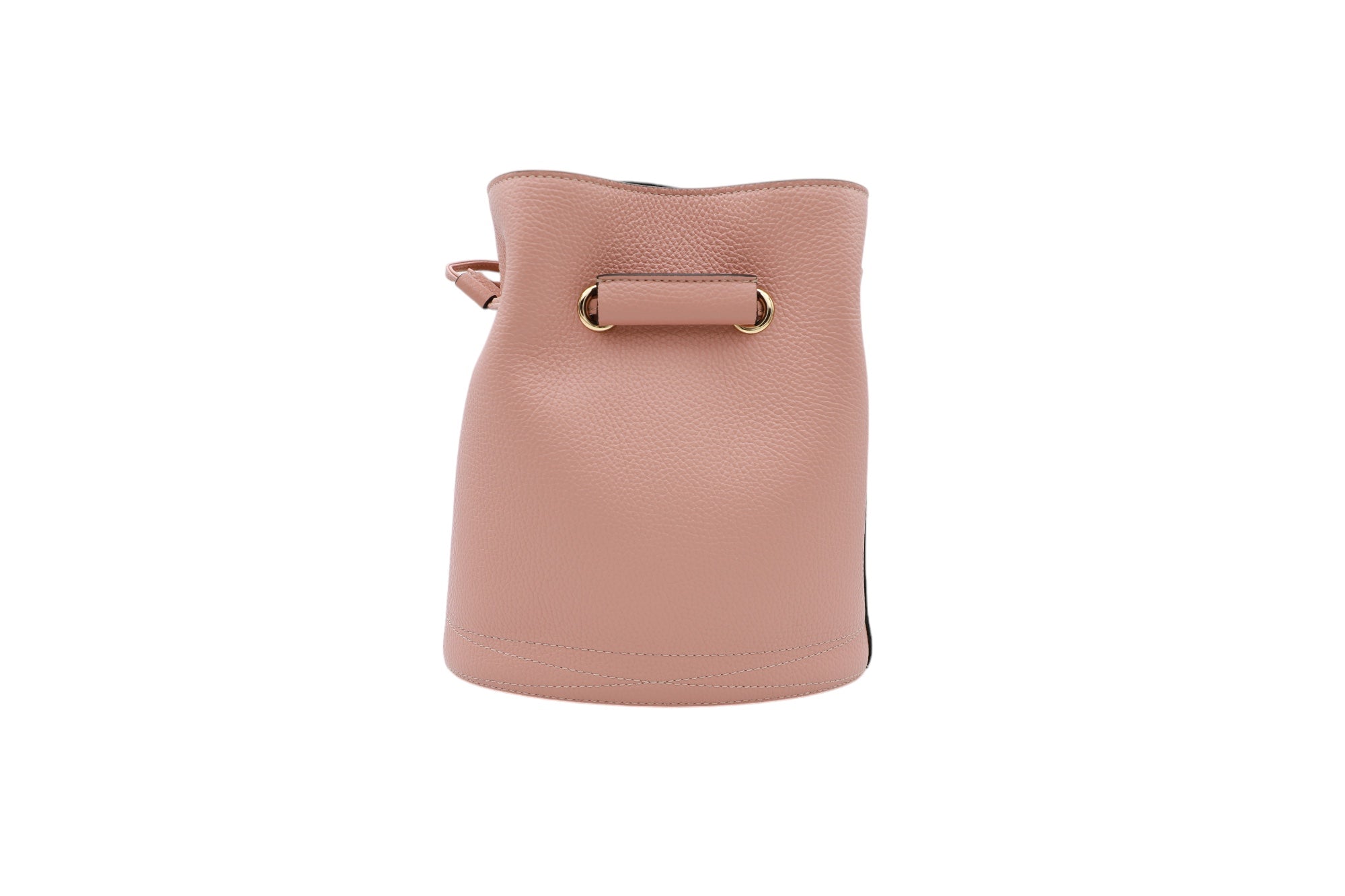 Petit sac seau Le Huit en cuir grainé - Nude