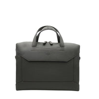 Porte-documents M Graphic en cuir grainé - Kaki foncéoncé