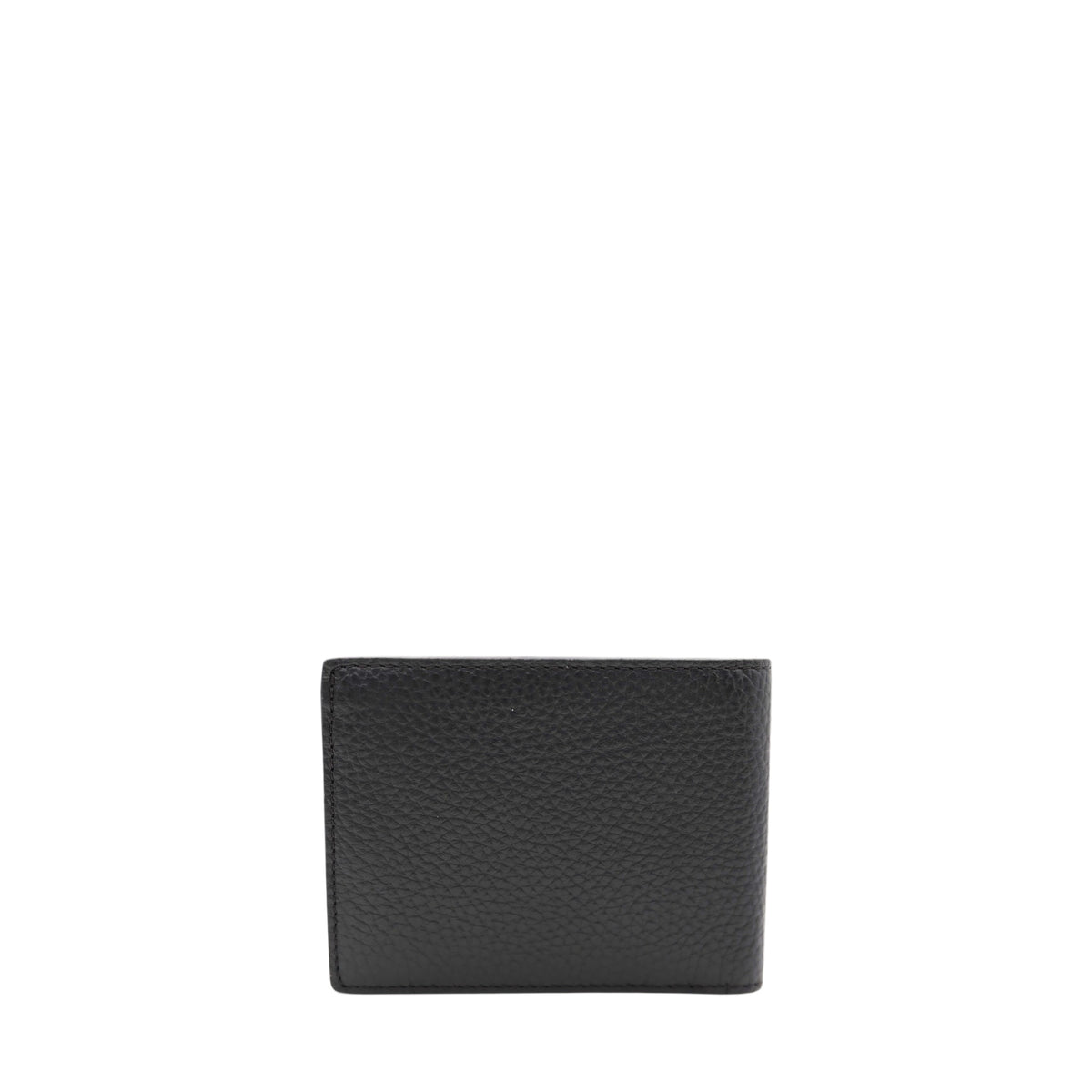 Portefeuille classique 4CC Graphic en cuir - Noir