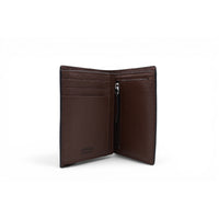 9CC Graphic European leather wallet - Cocoa