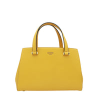 Sac carryall zippé Lettrines S en cuir grainé - Tourmaline