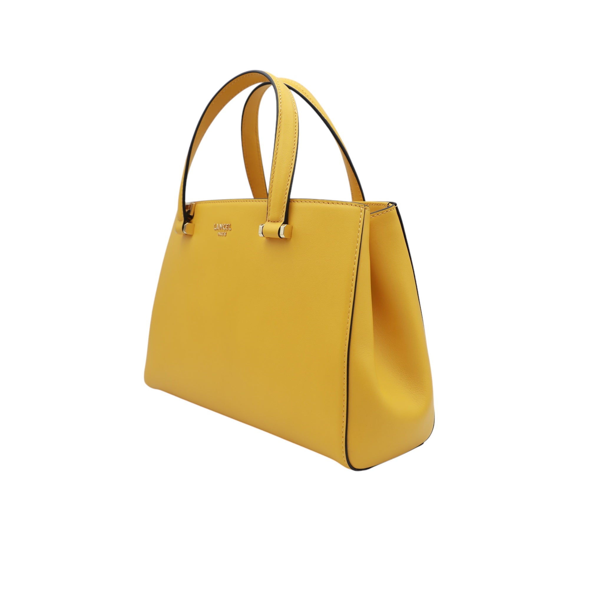 Sac carryall zippé Lettrines S en cuir grainé - Tourmaline
