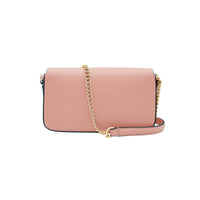 Mini sac à rabat Lettrines en cuir lisse - Nuage