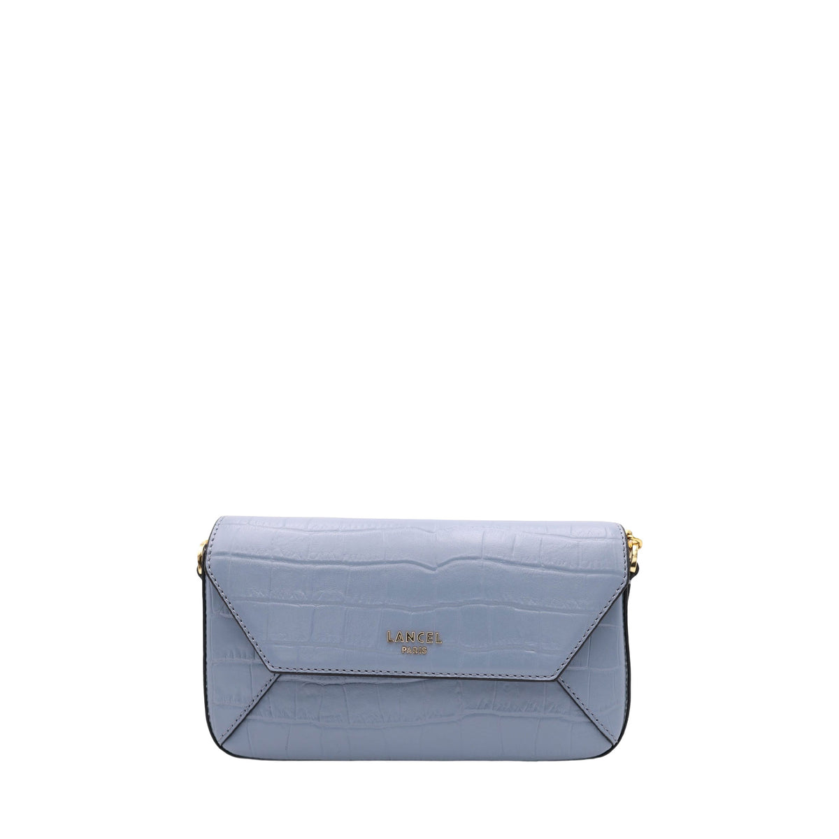 Mini sac rabat Lettrines en cuir - Ecume