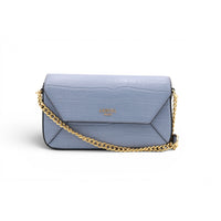 Mini sac rabat Lettrines en cuir - Ecume