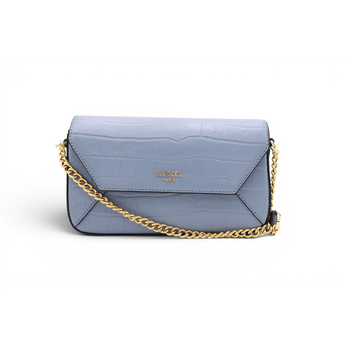 Mini sac rabat Lettrines en cuir - Ecume