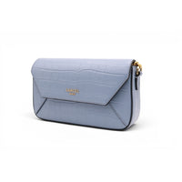 Mini sac rabat Lettrines en cuir - Ecume