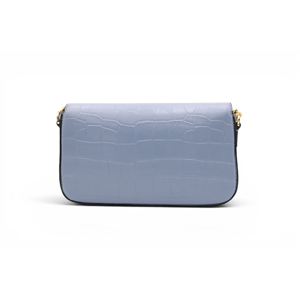 Mini sac rabat Lettrines en cuir - Ecume