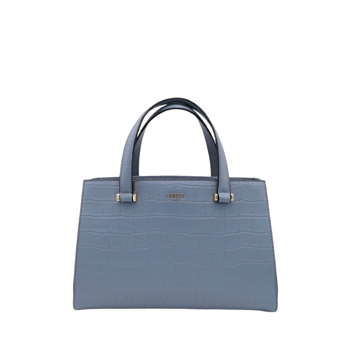 Sac carryall S Lettrines en cuir - Ecume