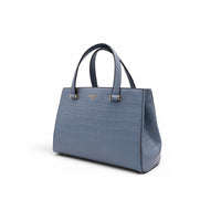 Sac carryall S Lettrines en cuir - Ecume