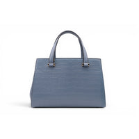 Sac carryall S Lettrines en cuir - Ecume