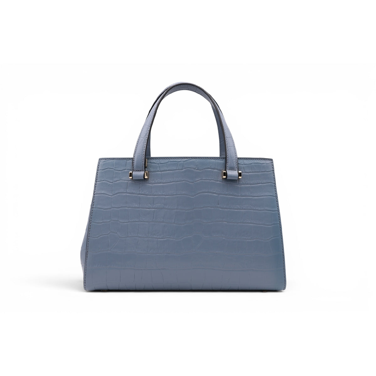 Sac carryall S Lettrines en cuir - Ecume