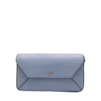 Sac rabat M Lettrines en cuir - Ecume