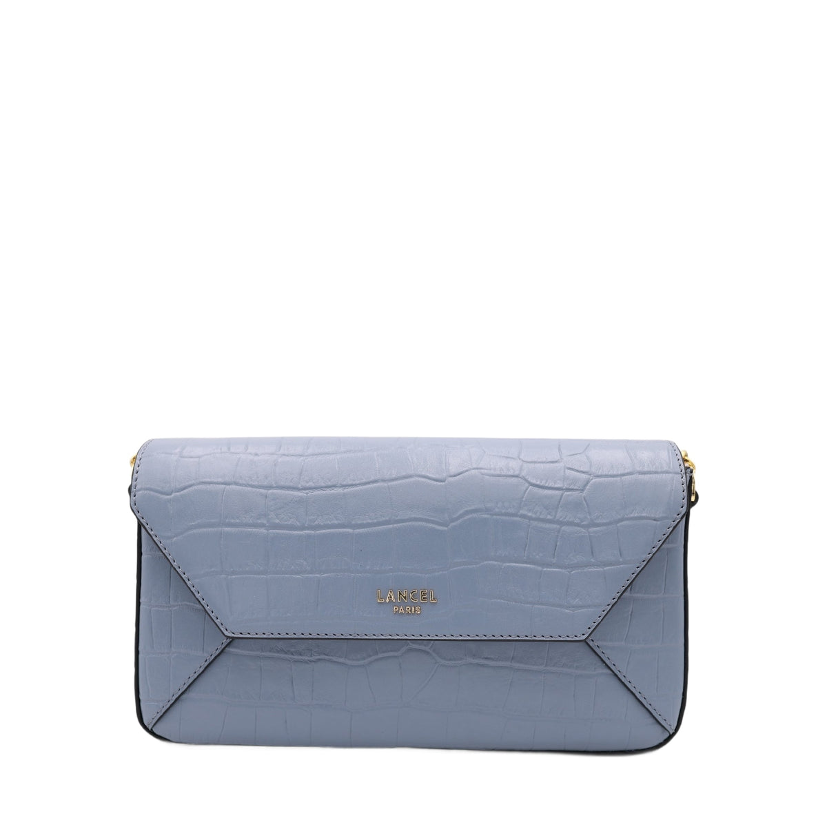 Sac rabat M Lettrines en cuir - Ecume