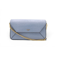 Sac rabat M Lettrines en cuir - Ecume