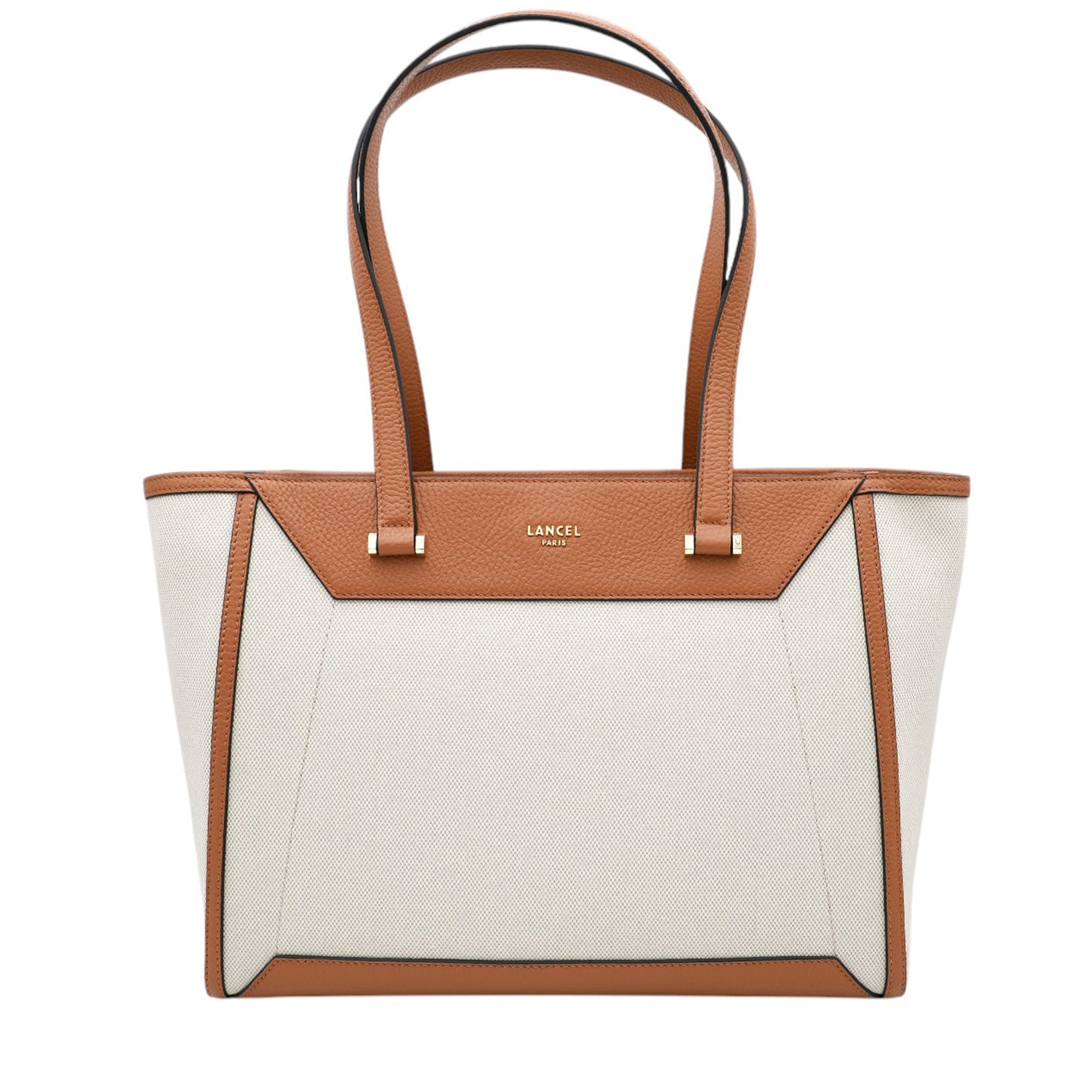 Sac cabas ew zippé Lettrines - Camel