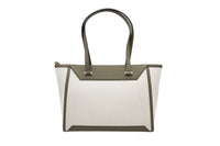 Sac cabas ew zippé Lettrines - Kaki