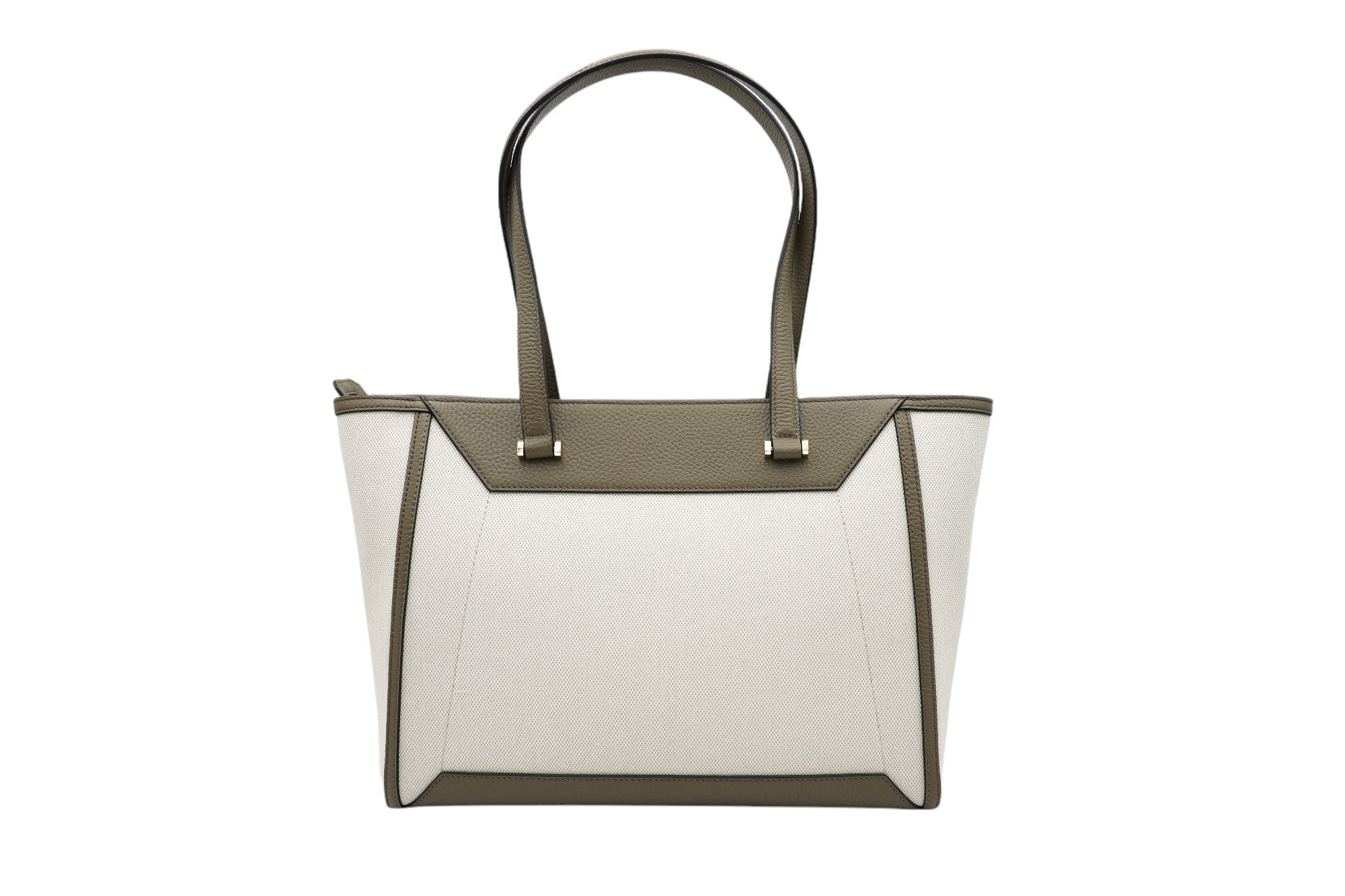 Sac cabas ew zippé Lettrines - Kaki