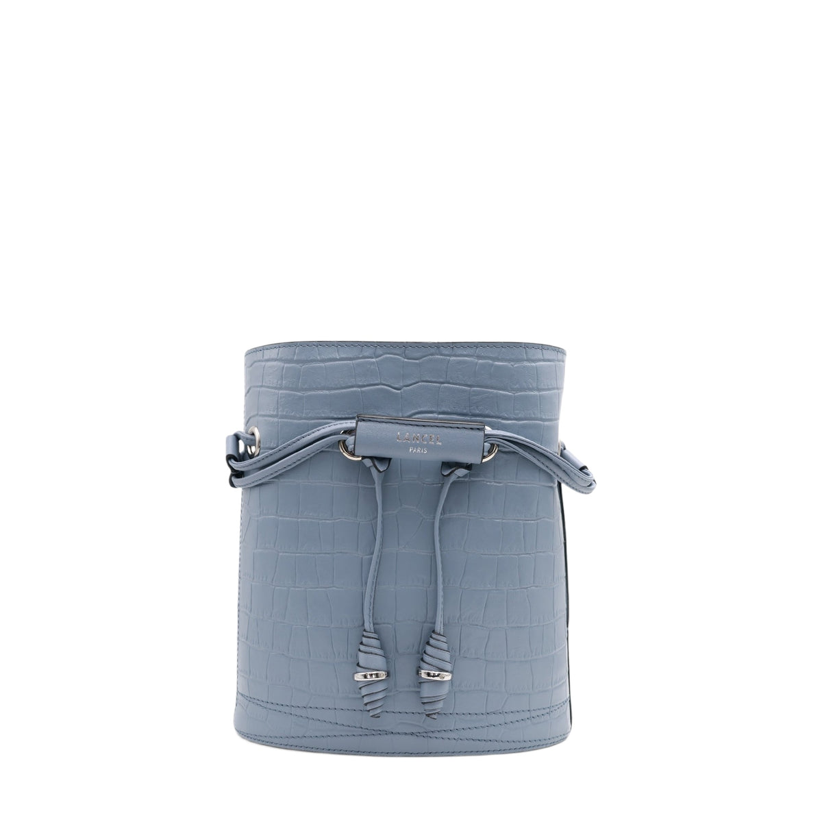 S Le Huit leather bucket bag - Ecume