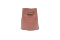 Petit sac seau Le Huit en cuir grainé - Nude