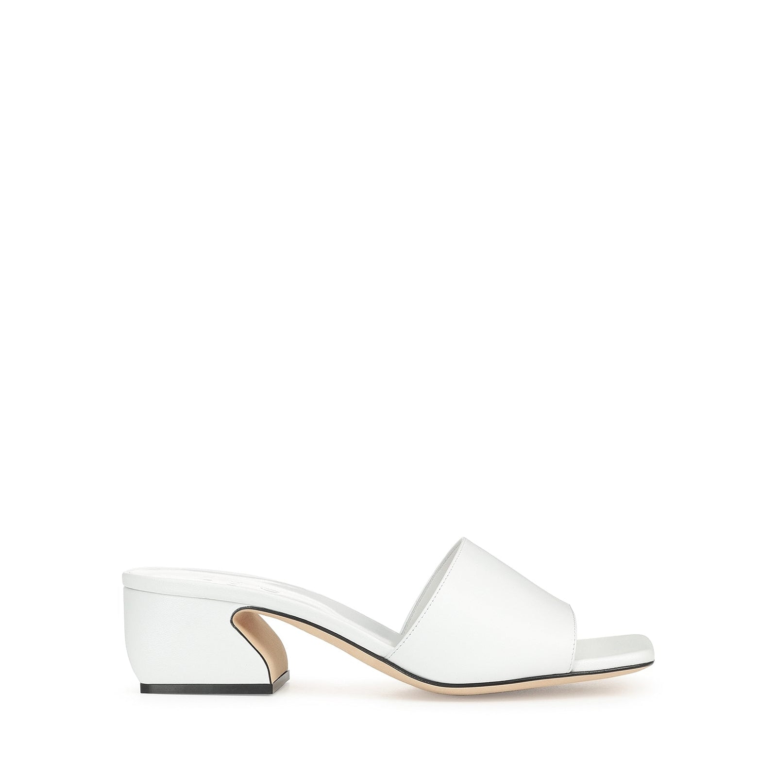 Mules Si Rossi 45 en cuir - Bianco