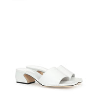 Mules Si Rossi 45 en cuir - Bianco