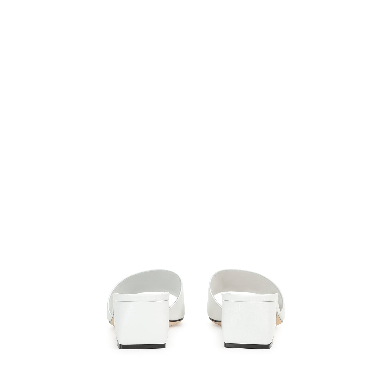 Mules Si Rossi 45 en cuir - Bianco