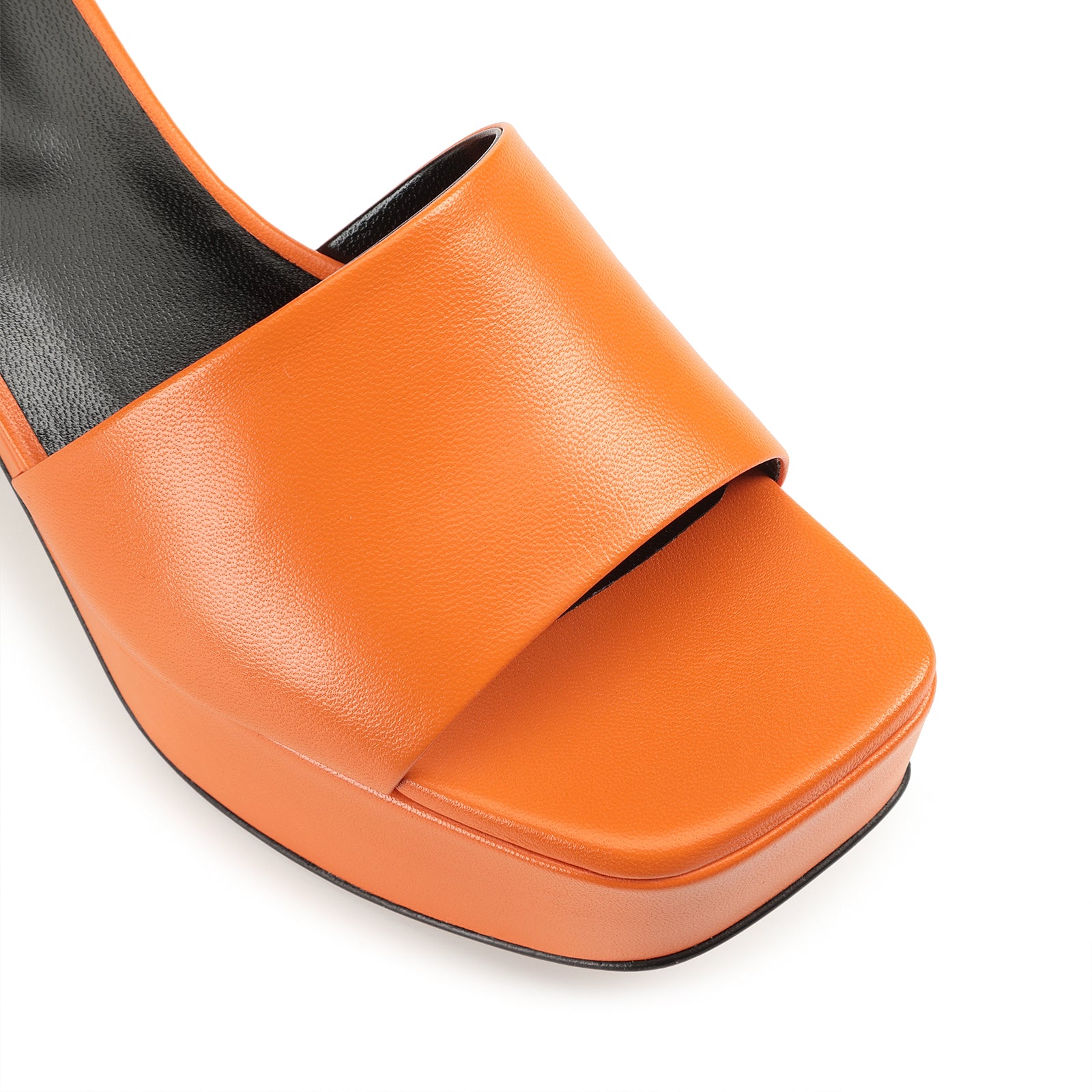 Sandales compensées Si Rossi 45 - Flash Orange