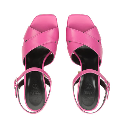 Si Rossi wedge sandals 90 - Dragon Fruit