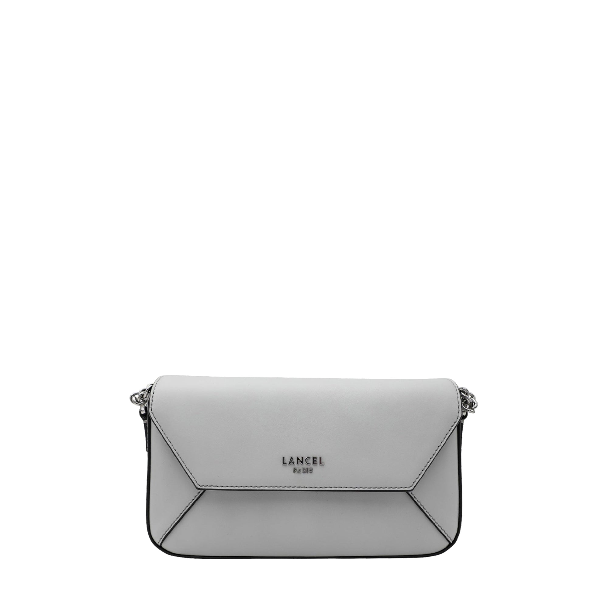 Mini sac rabat Lettrines en cuir - Glace