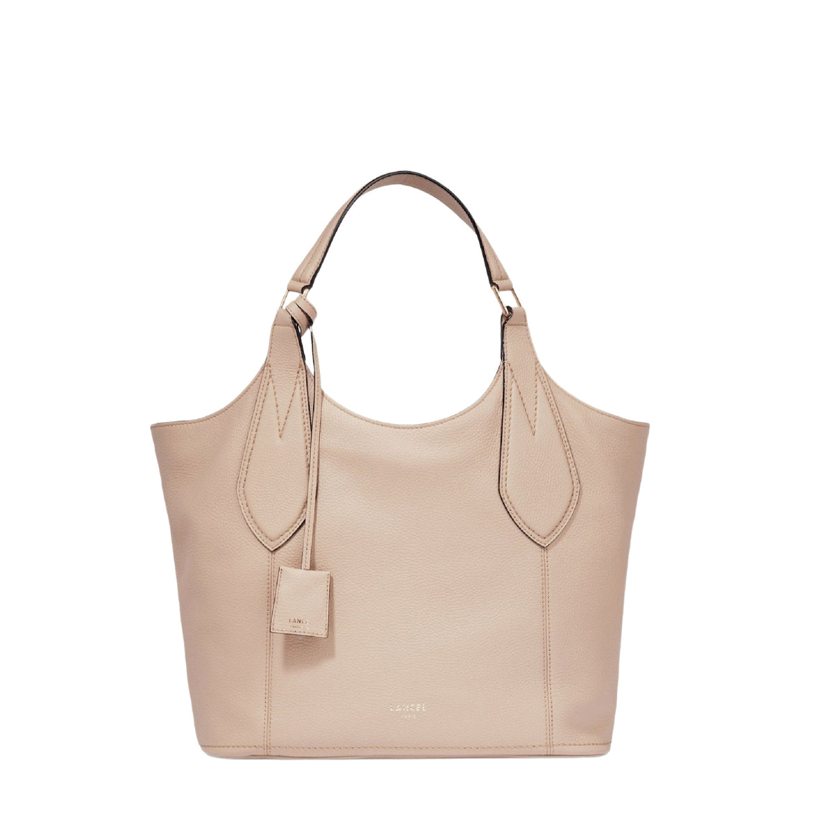 M Alphonse soft leather shopper bag - Cappuccino