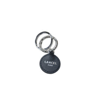 Porte-clés tag Charms en cuir - Bleu Marine