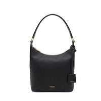 M Alphonse zipped leather hobo bag - Black