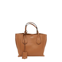 Sac carryall zippé S Alphonse en cuir - Camel