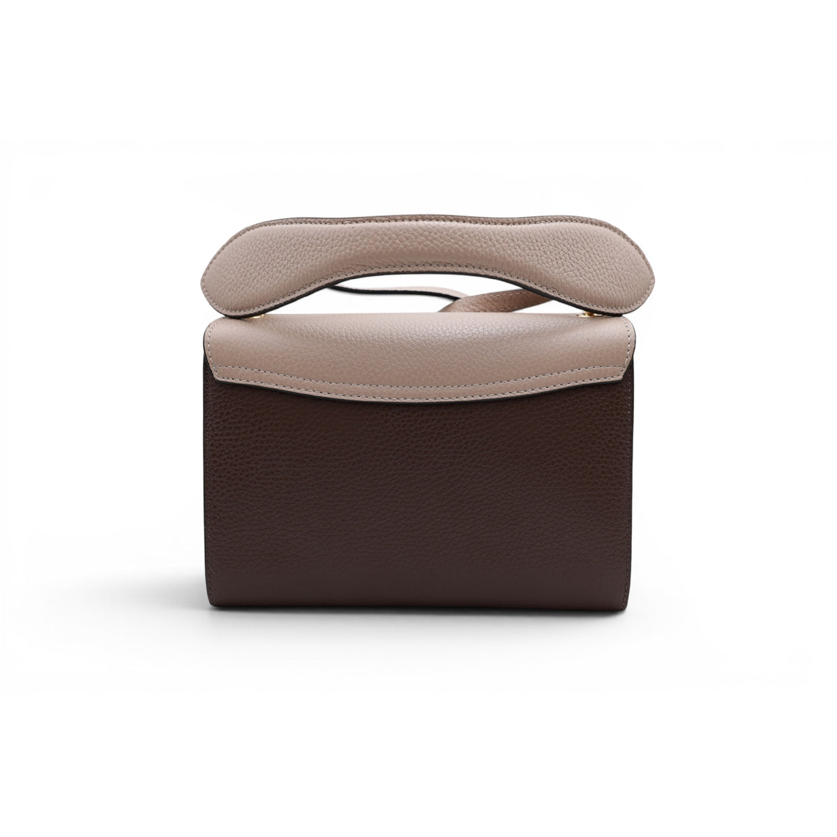 M Clic leather cross-body bag - Multicolour Cacao