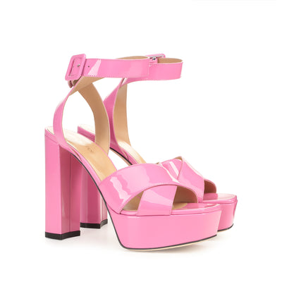 Sr Monica wedge sandals 90 - Pink