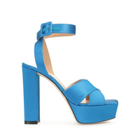 Sandales compensées Sr Monica 135 - Blue