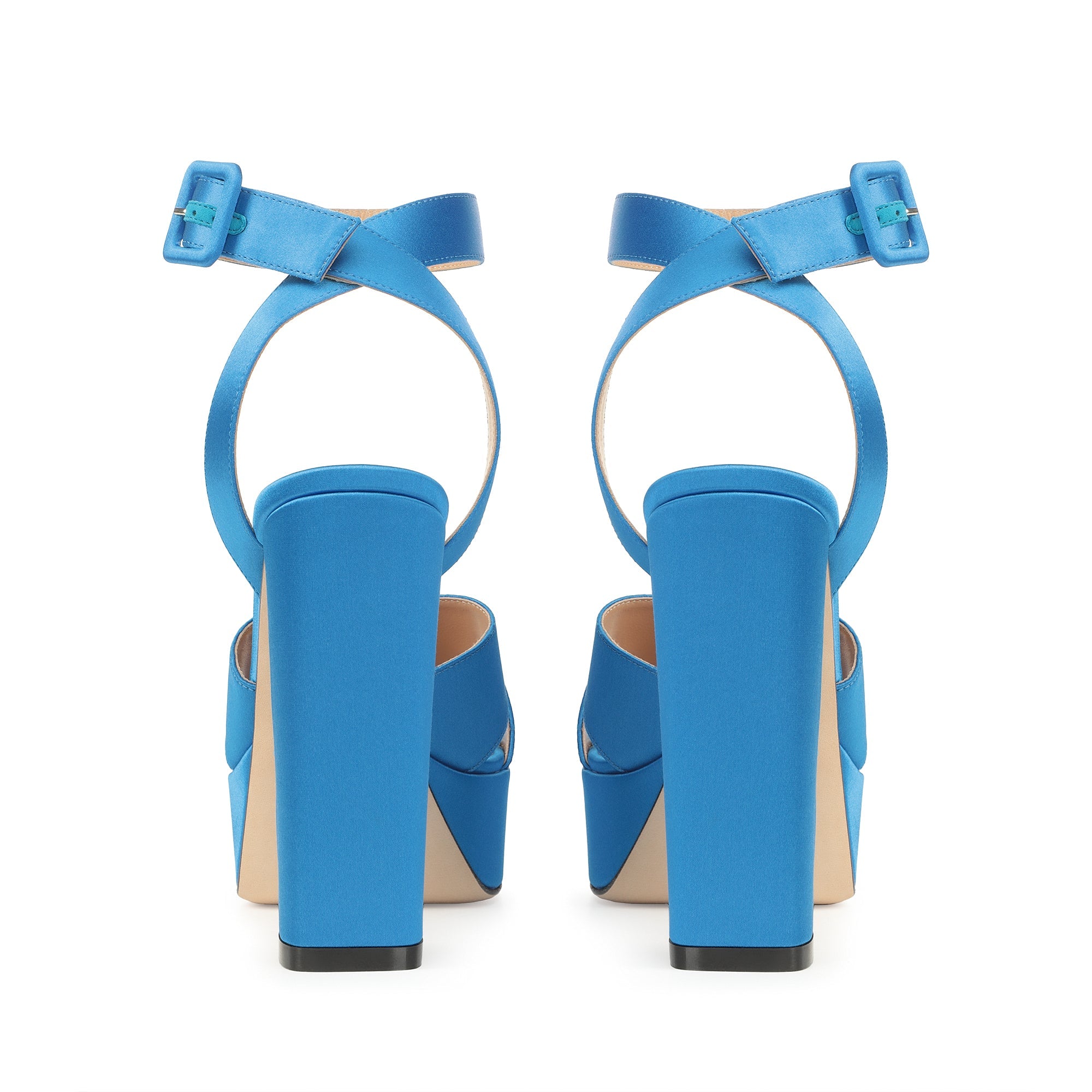 Sandales compensées Sr Monica 135 - Blue