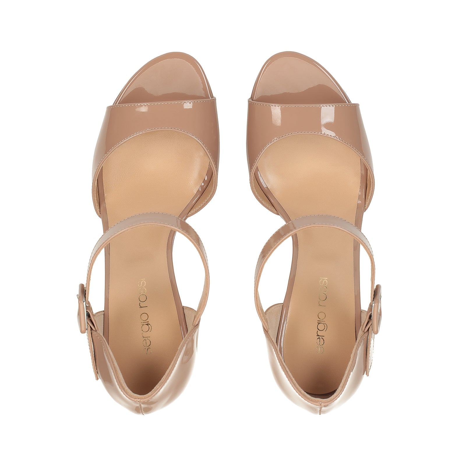 Sandales Sr Gydda 80 en cuir verni - Bright Skin