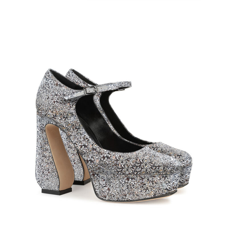 CHAUSSURES MIXTES PAILLETTES ROUGES