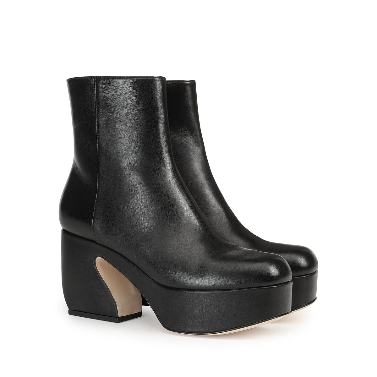 BOTTINES NAPPA ROUGES SOUPLES
