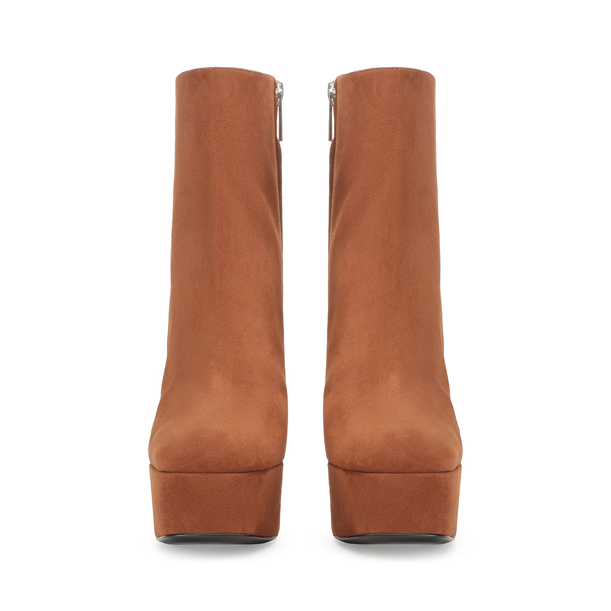 BOTTINES EN DAIM ROUGE